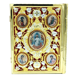 Gospel  - Extra Large, Red, Gold and Silver, Evangelists