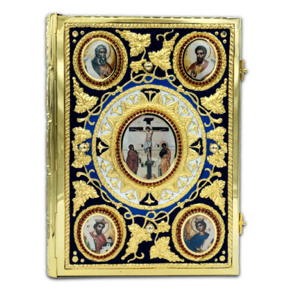 Gospel  - Extra Large, Blue Enamel, Gold, Evangelists - Image 2