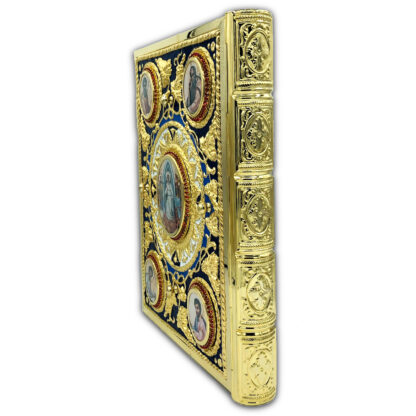 Gospel  - Extra Large, Blue Enamel, Gold, Evangelists - Image 3