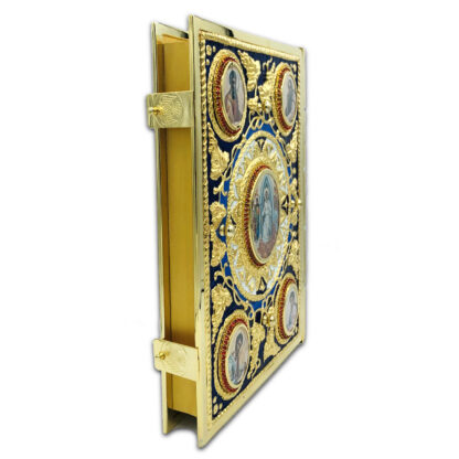 Gospel  - Extra Large, Blue Enamel, Gold, Evangelists - Image 4