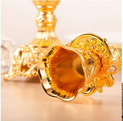 Gold Candle Stick Set - Image 2