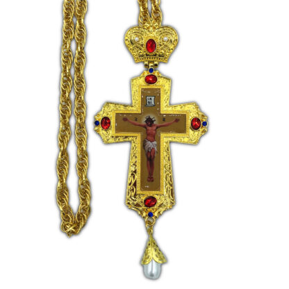 Pectoral Cross, gold with pearl