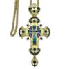 Pectoral Cross, Lenten, Purple and Black Enamel