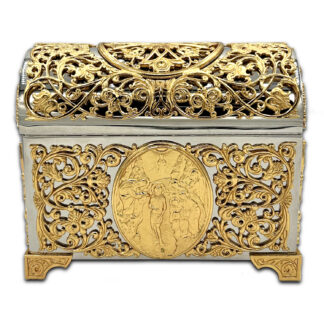 Baptismal Kit, Large, Silver with Gold overlay