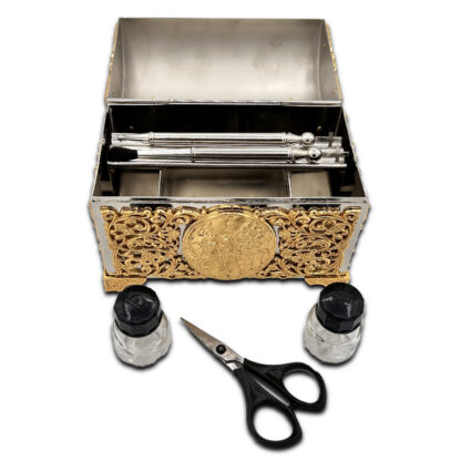 Baptismal Kit, Large, Silver with Gold overlay - Image 3