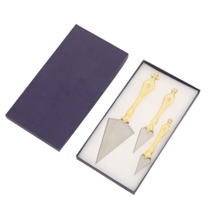 Spears - Set of 3 Gold with Jewel - Image 5