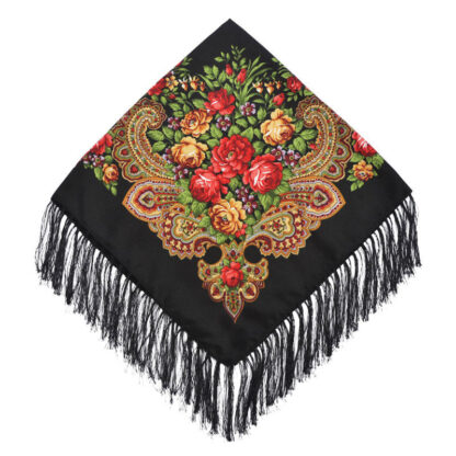 Headscarf- Russian Style with Tassel- Medium - Image 14