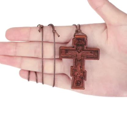 Wood cross - 3 Bar - Image 2