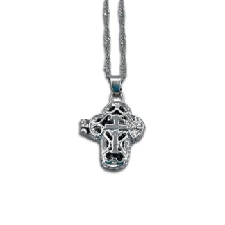 Silver Locket Cross