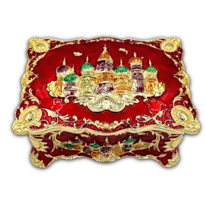 Enamel Cathedral Jewelry Box