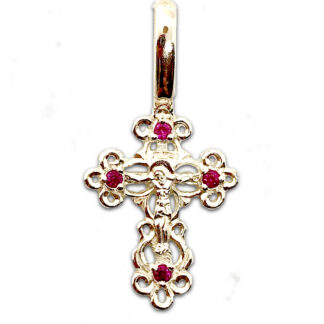 Filigree Cross - with stones