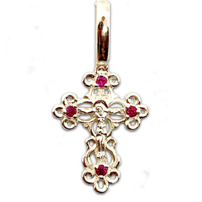 Filigree Cross - with stones