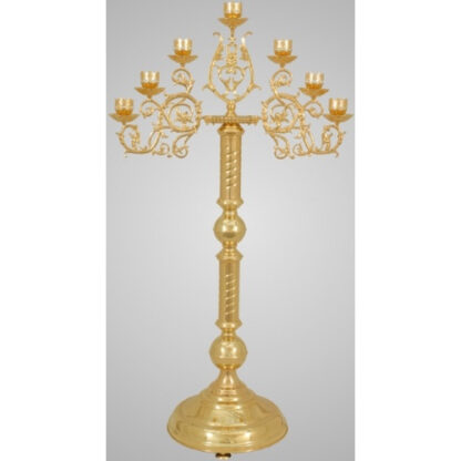 Seven Branch Stand - gold plated - Large - Image 2