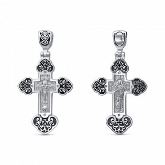 Guardian Angel Cross - with vines