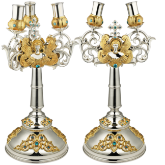 Dikiri/Trikiri, two toned with Silver and Gold plating