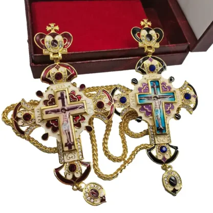 Pectoral Cross, Red Enamel - Image 3
