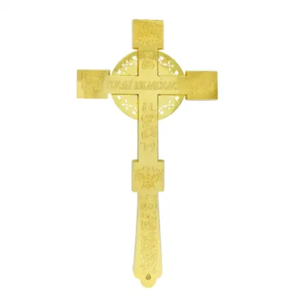 Altar / Blessing Cross, Celtic Enamel - Image 4