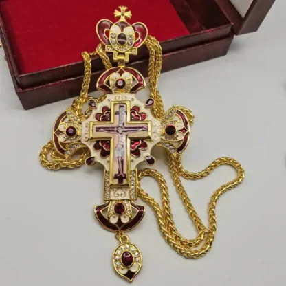 Pectoral Cross, Red Enamel - Image 2