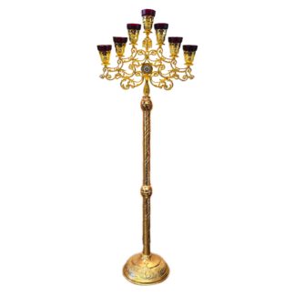 Seven Branch Stand - gold plated