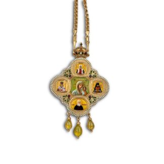 Sitka Panagia with North American Saints (Patriarch Pimen style)