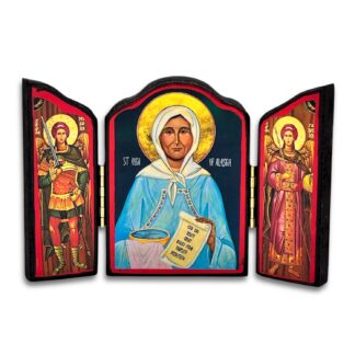 Mat Olga with Angels Folding Icon
