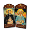 St Herman and Mat Olga Folding Icon