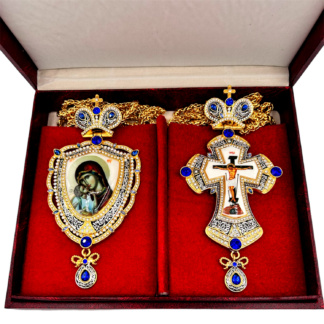 Panagia Set, Blue Stone