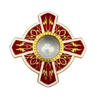 Icon relic insert -red enamel