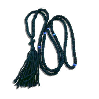 Prayer Rope 300 knots - Black Wool