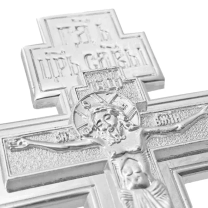 3 Bar Priest Pectoral Cross - Silver - Image 2