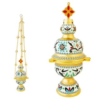 Greek Style Enamel Censer
