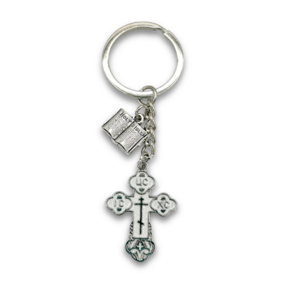 Cross and Bible Key Chains - Image 2