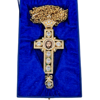Pectoral cross with Clear Stones - Image 2