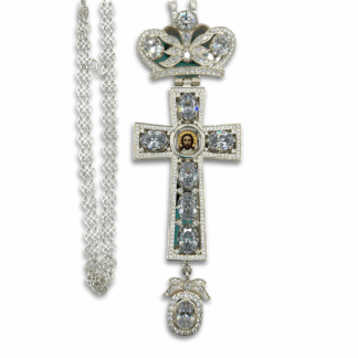 Pectoral cross with Clear Stones