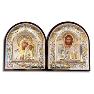 Christ and Mary, Kazan style, Arched Set