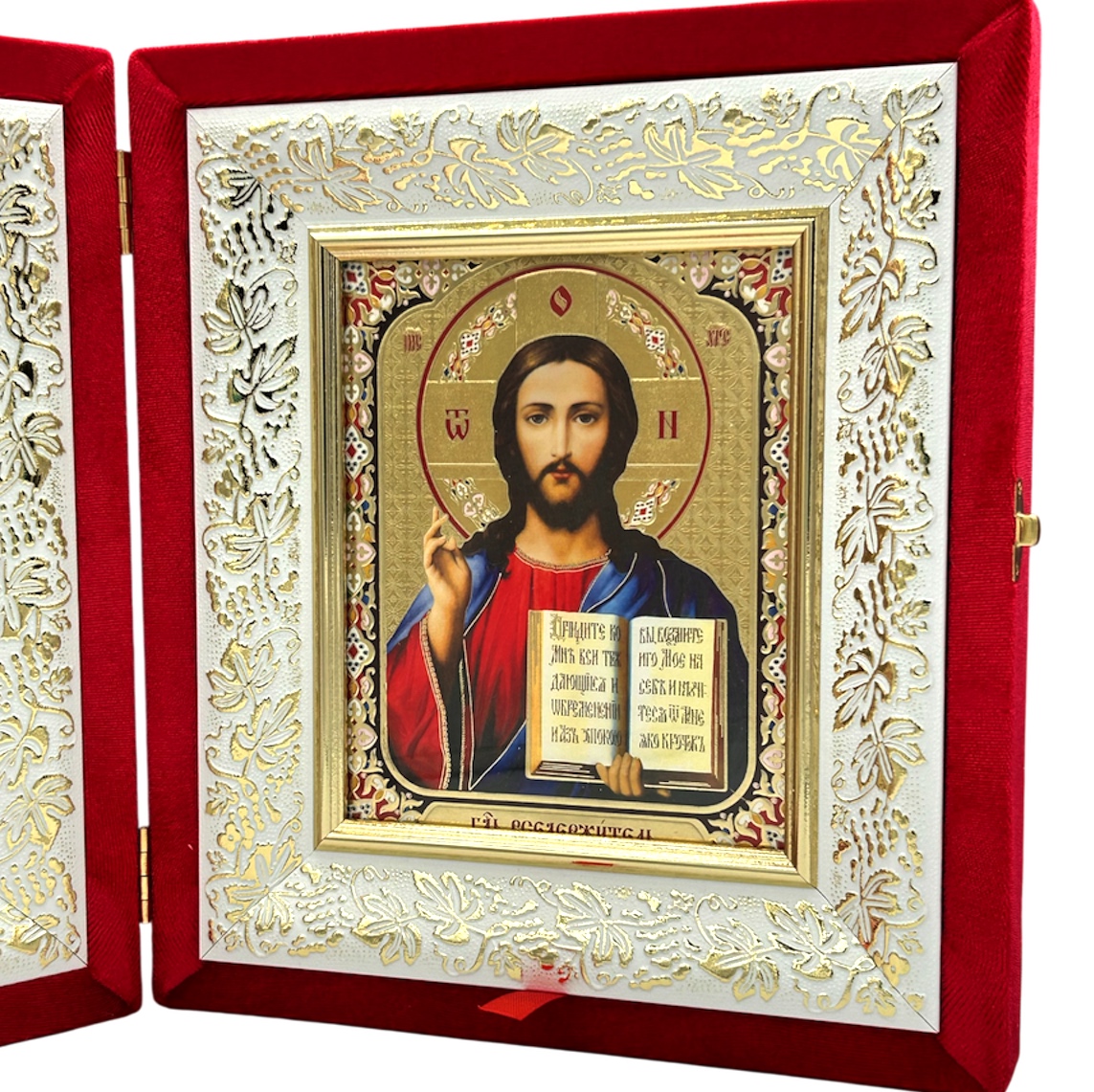 Folding Icon, large with red velvet - Image 3