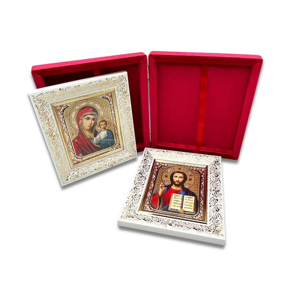 Folding Icon, large with red velvet - Image 2