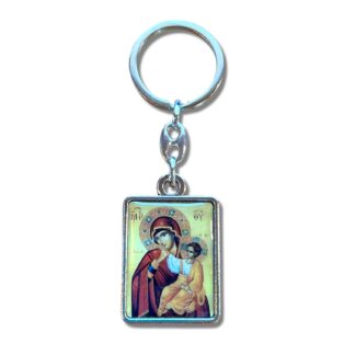 Mother of God Key Chains, rectangle