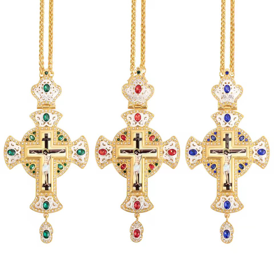 Unbroken Trinity Celtic Pectoral Cross