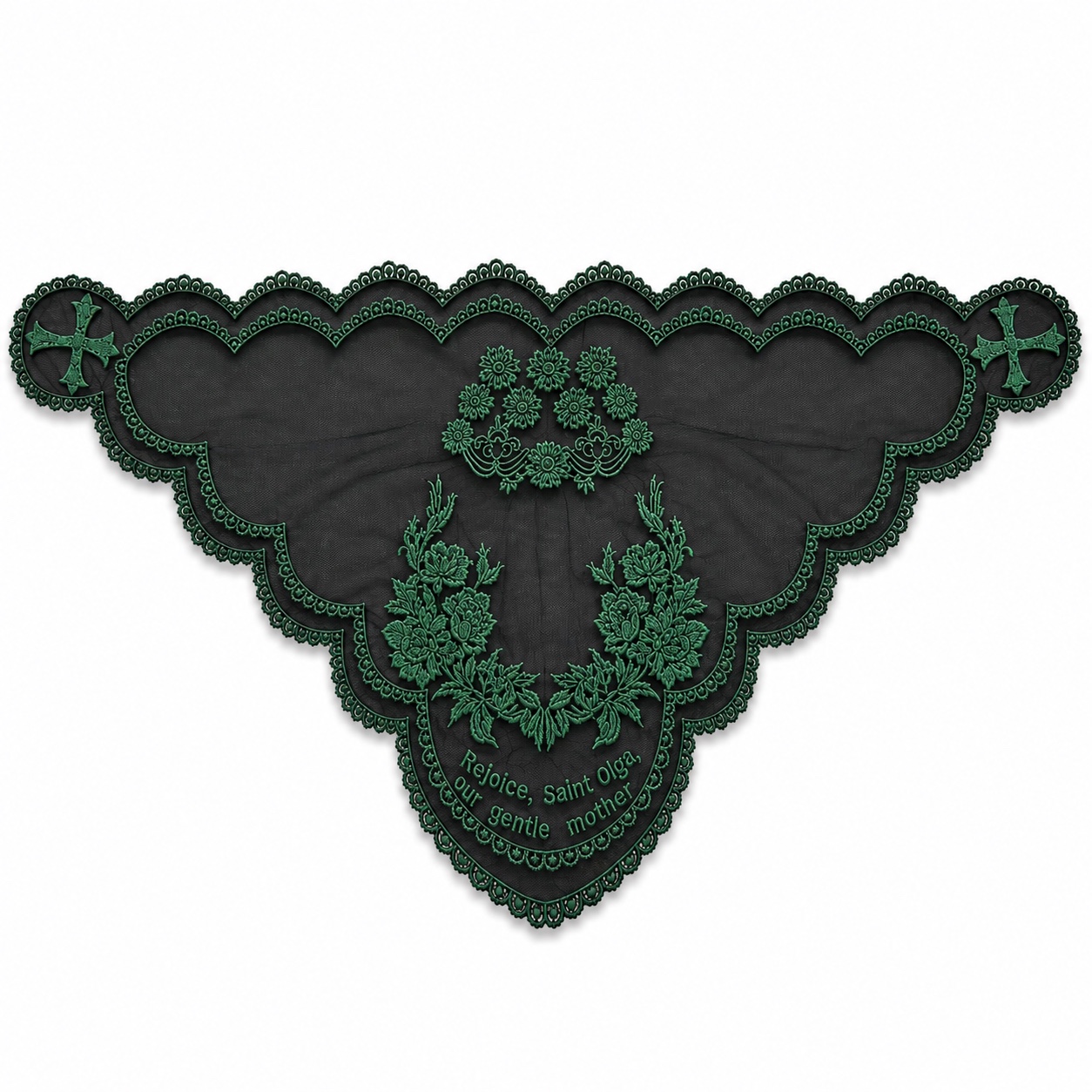 Saint Olga Embroidered Head Covering - Image 4