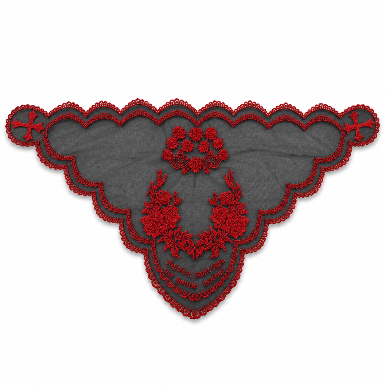 Saint Olga Embroidered Head Covering - Image 5