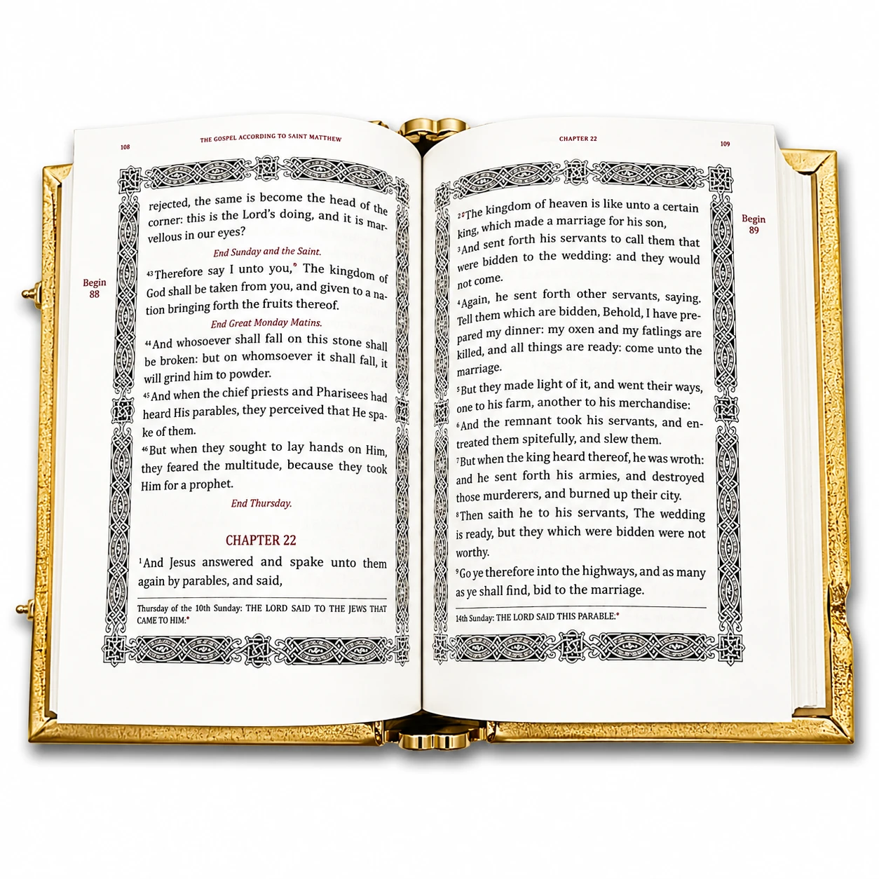 Deluxe Liturgical Gospel -Extra Large Cathedral Edition - Image 8