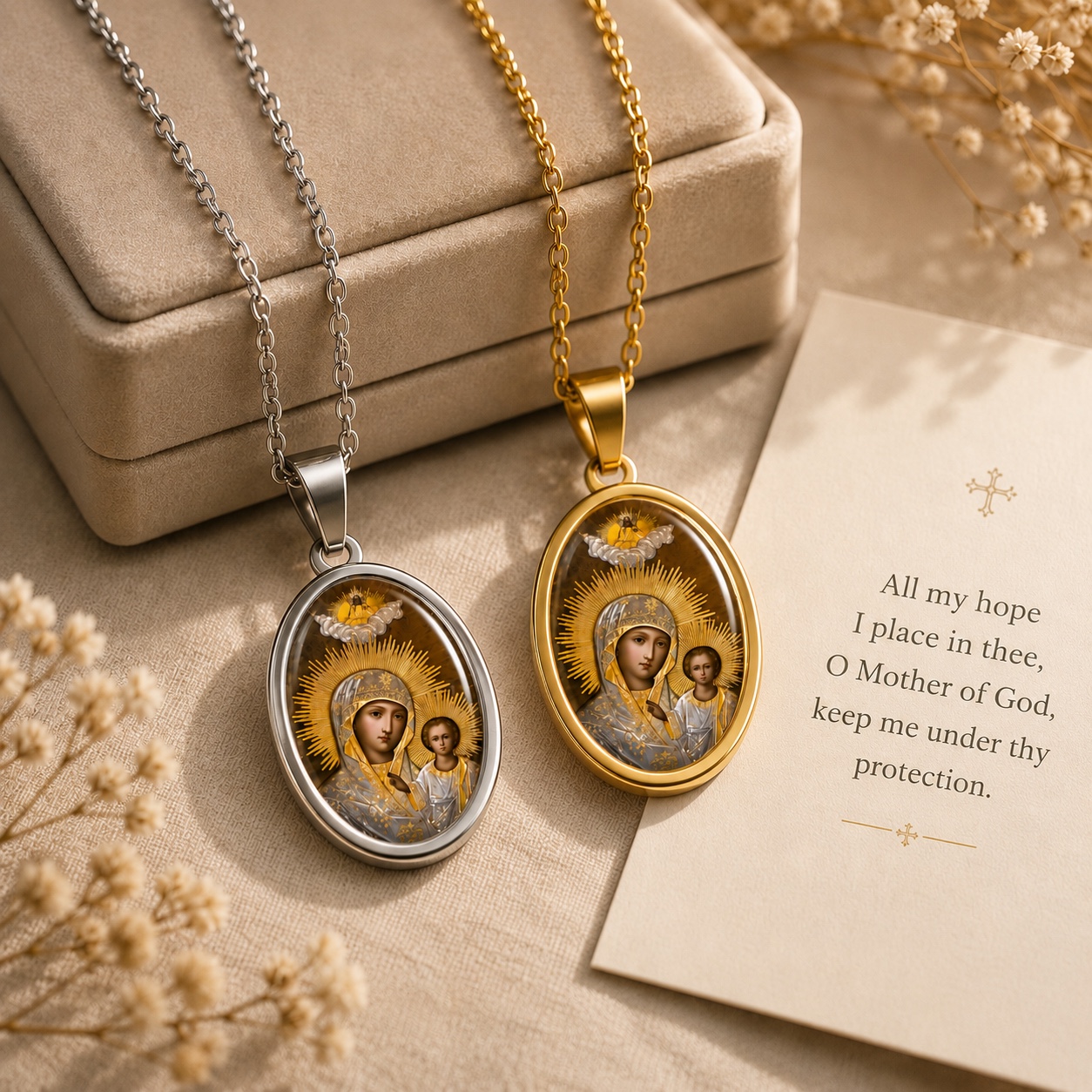 Sitka Mother of God Icon Pendant - Image 2
