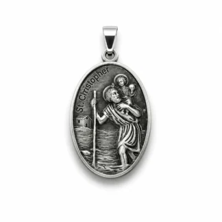 Sts' Christopher and Anthony Pendant
